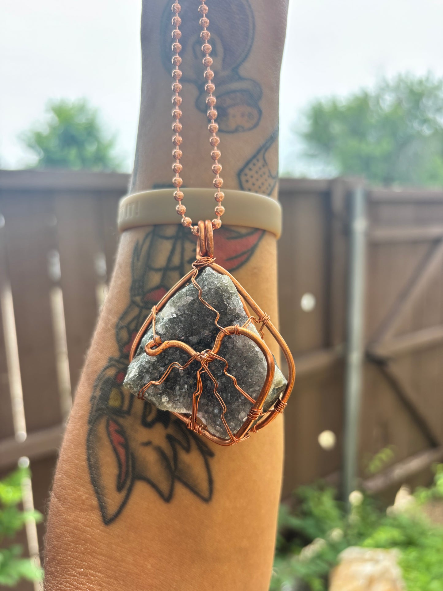 Jumbo Amethyst Pendant - The Kreative Unikorn LLC