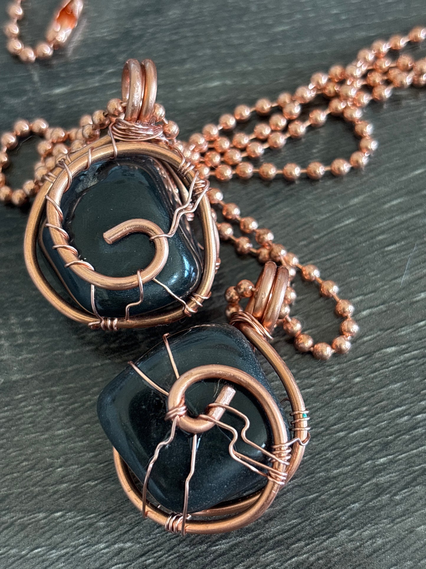 Black Agate pendant