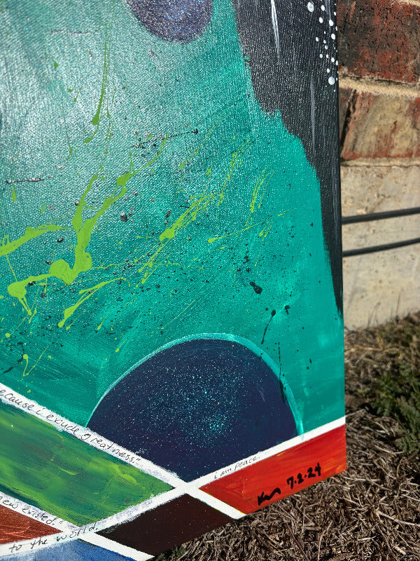 “Eclectic Paradise” 16x20