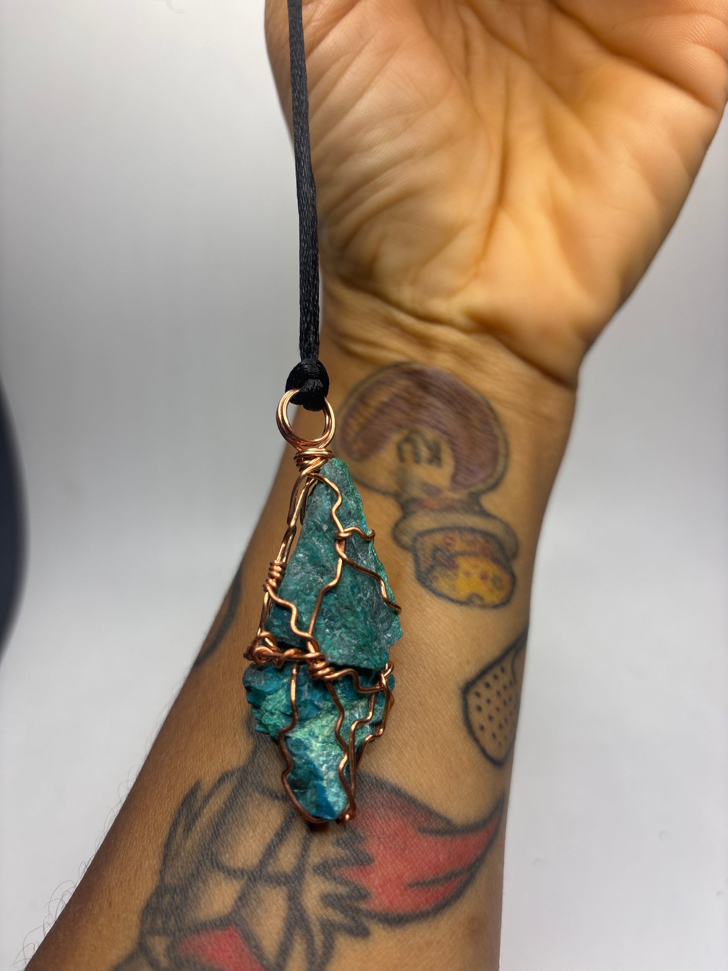 Chrysocolla mini pendant