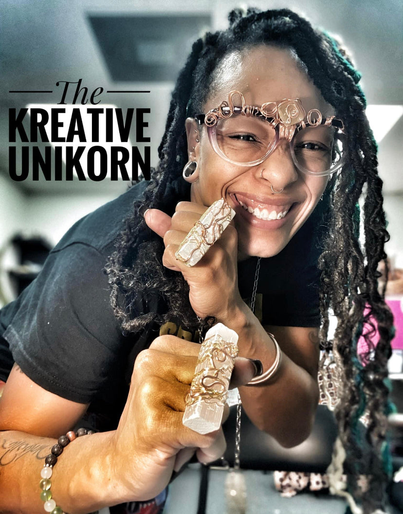 Selenite Knuckle Dusters (energy amplifier)