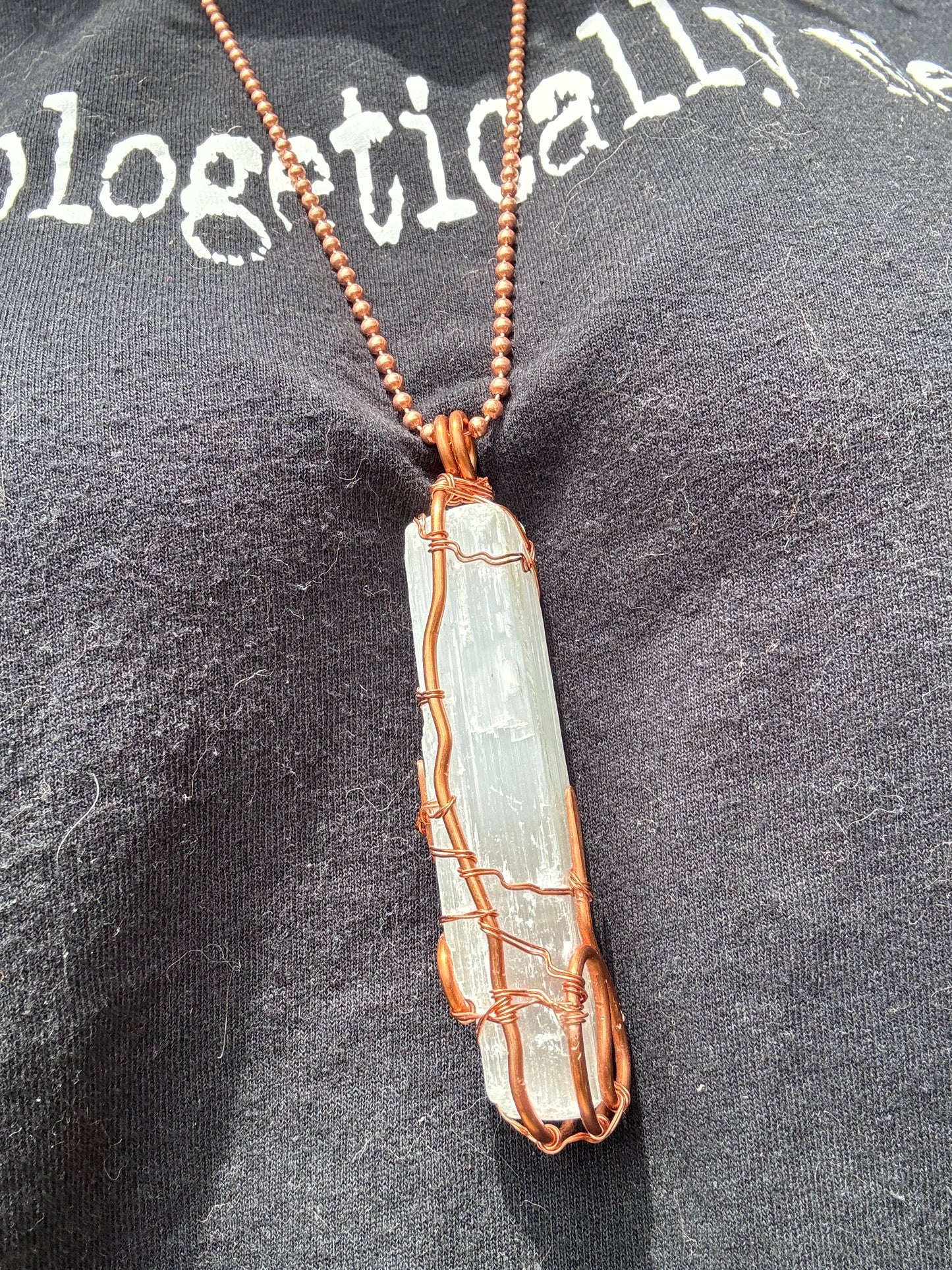 Selenite Pendant - The Kreative Unikorn LLC
