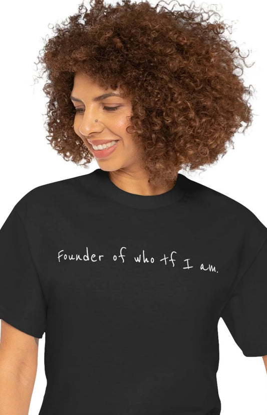 Founder of who tf I am tee