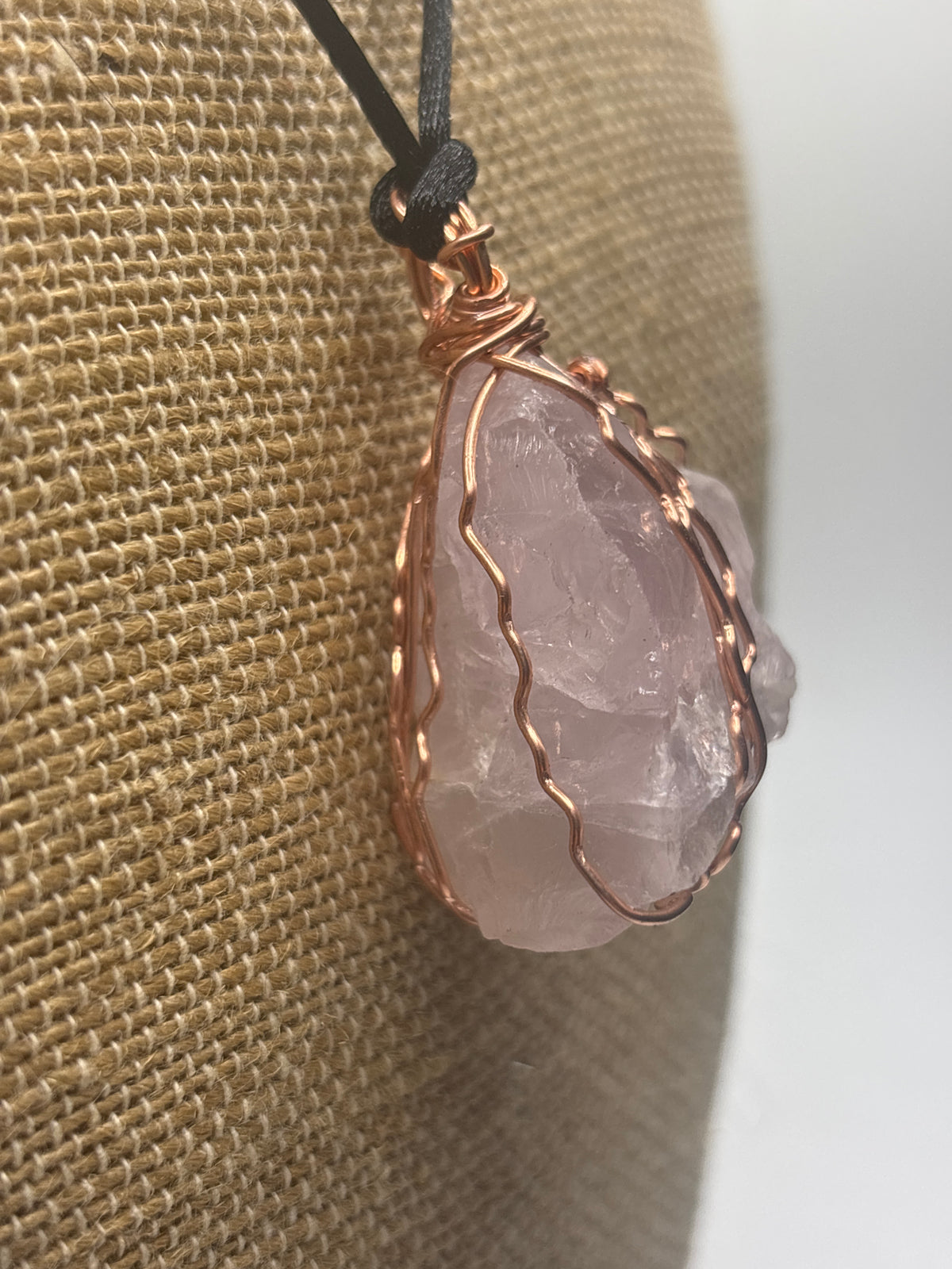 Jumbo Rose Quartz pendant