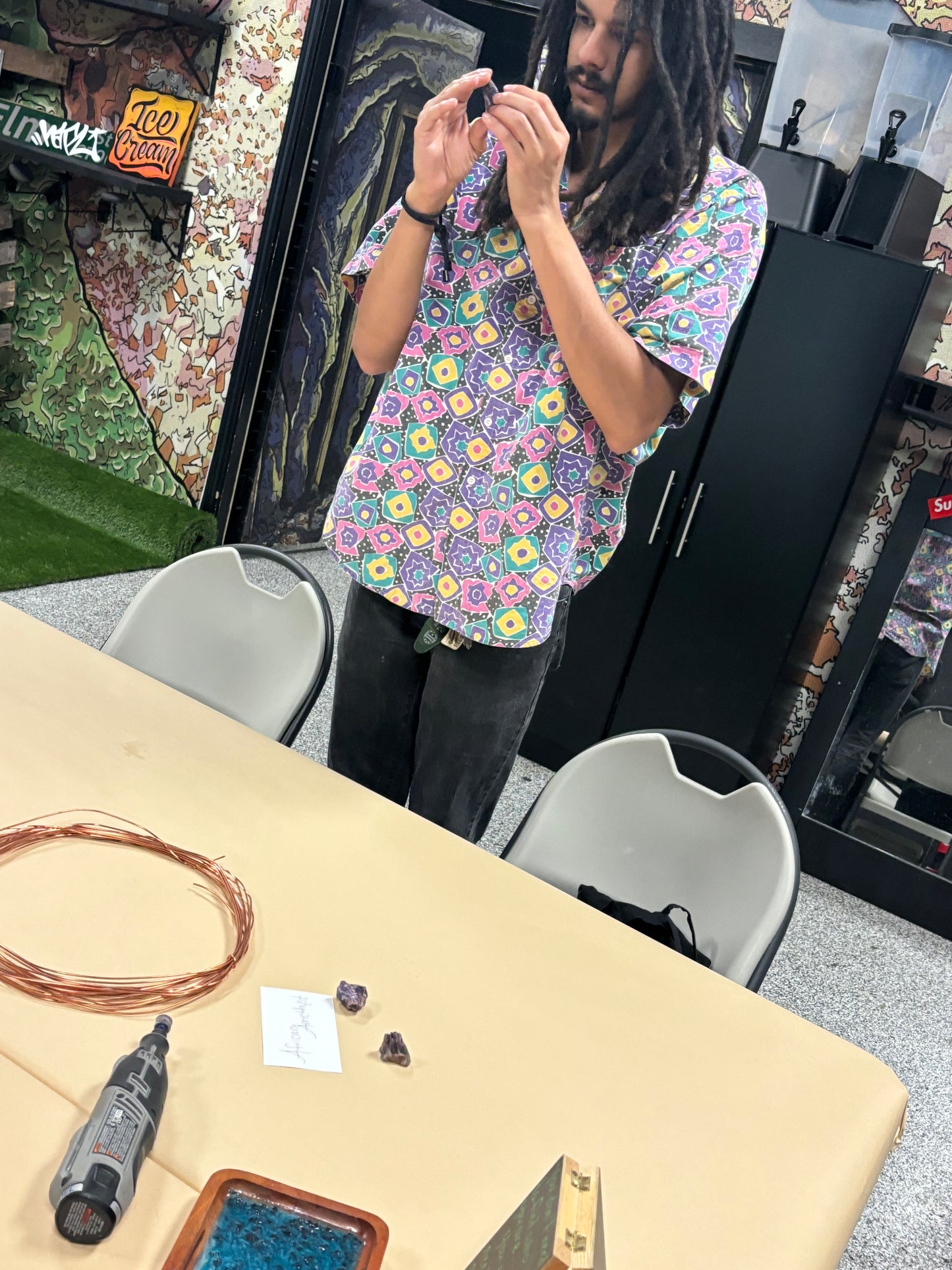 Crystal wrapping and intentional convo VIRTUAL class!