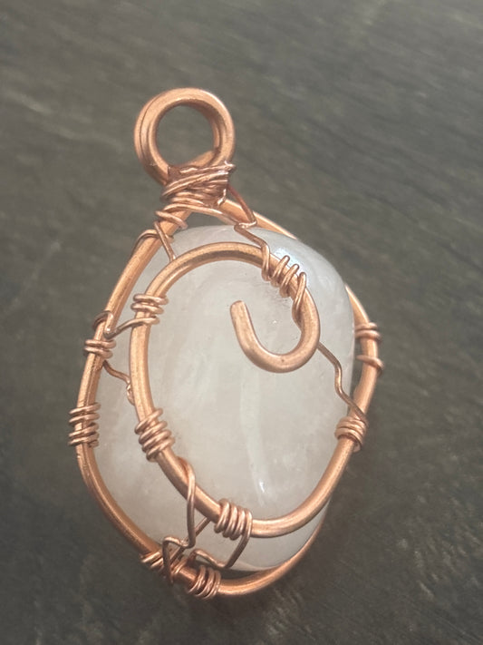 Jumbo Rose Quartz pendant