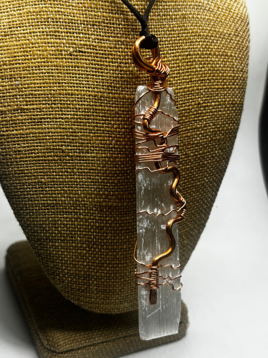Selenite Pendant