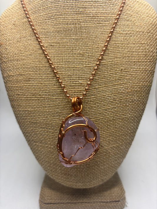 Jumbo Amethyst (anxiety repellent) pendant - The Kreative Unikorn LLC