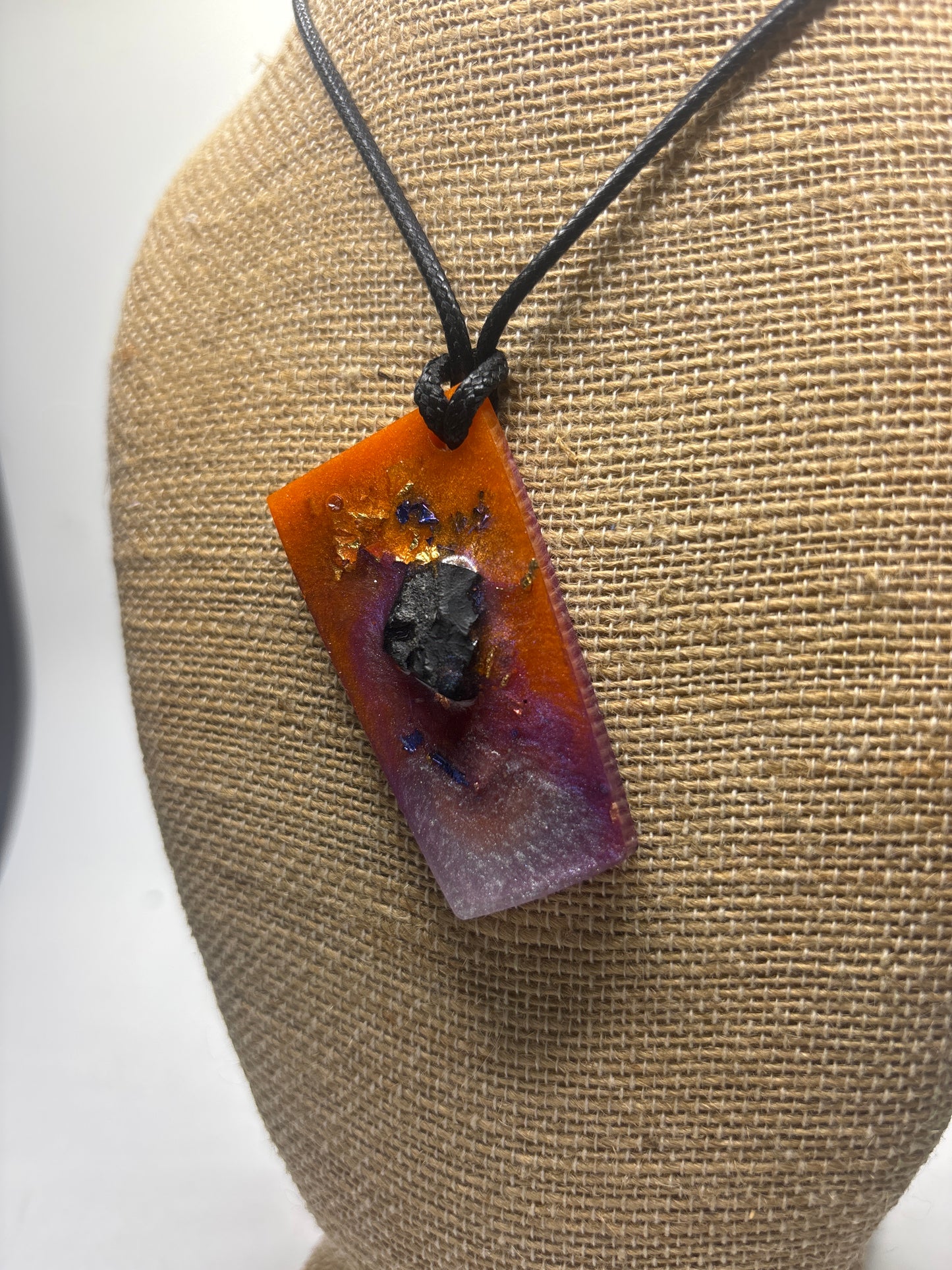 Organite abstract art pendants