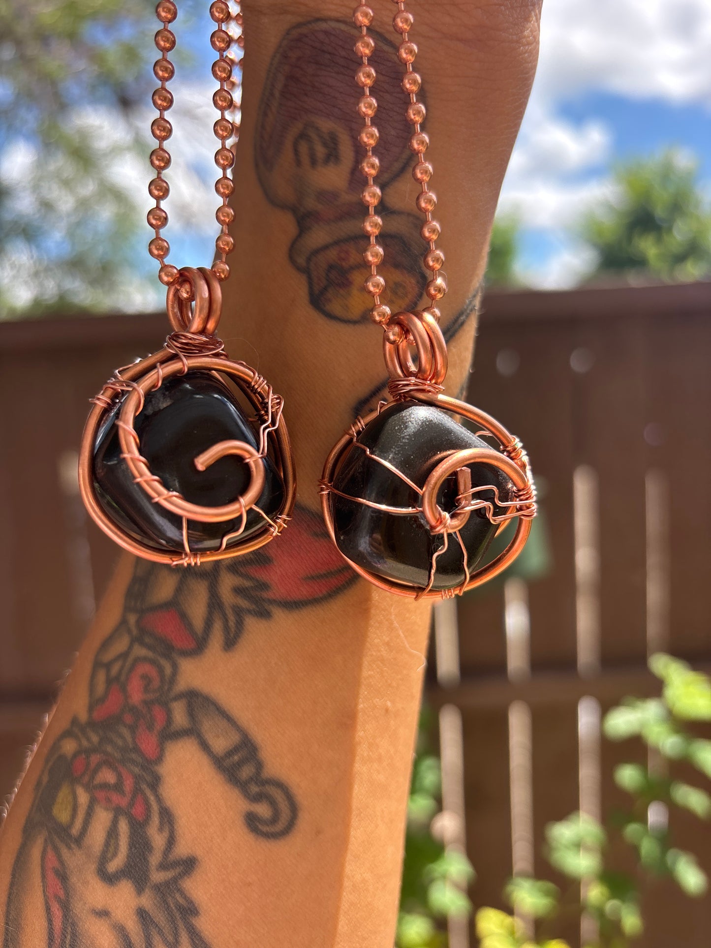 Black Agate pendant