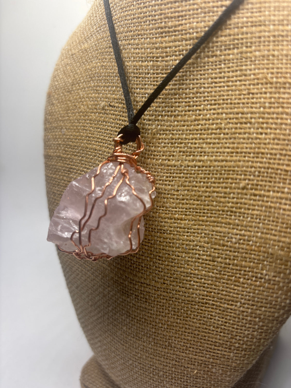 Jumbo Rose Quartz pendant