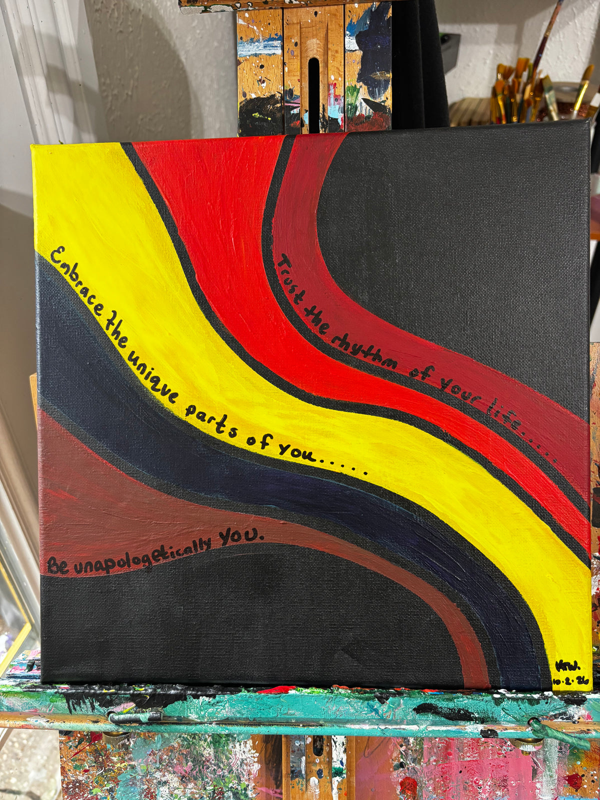“The Rhythm Within” 12x12
